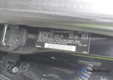 2011 Volvo Xc60 3.2/3.2 R-Design из США, поврежденный, VIN YV4952DLXB2159279